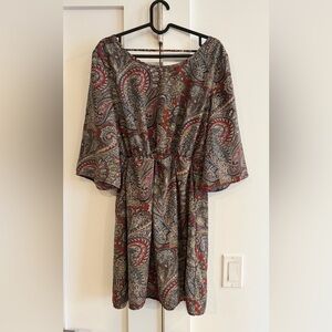 Paisley Print Women's Dress